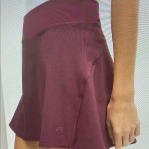 Burgundy Athletic Skirt